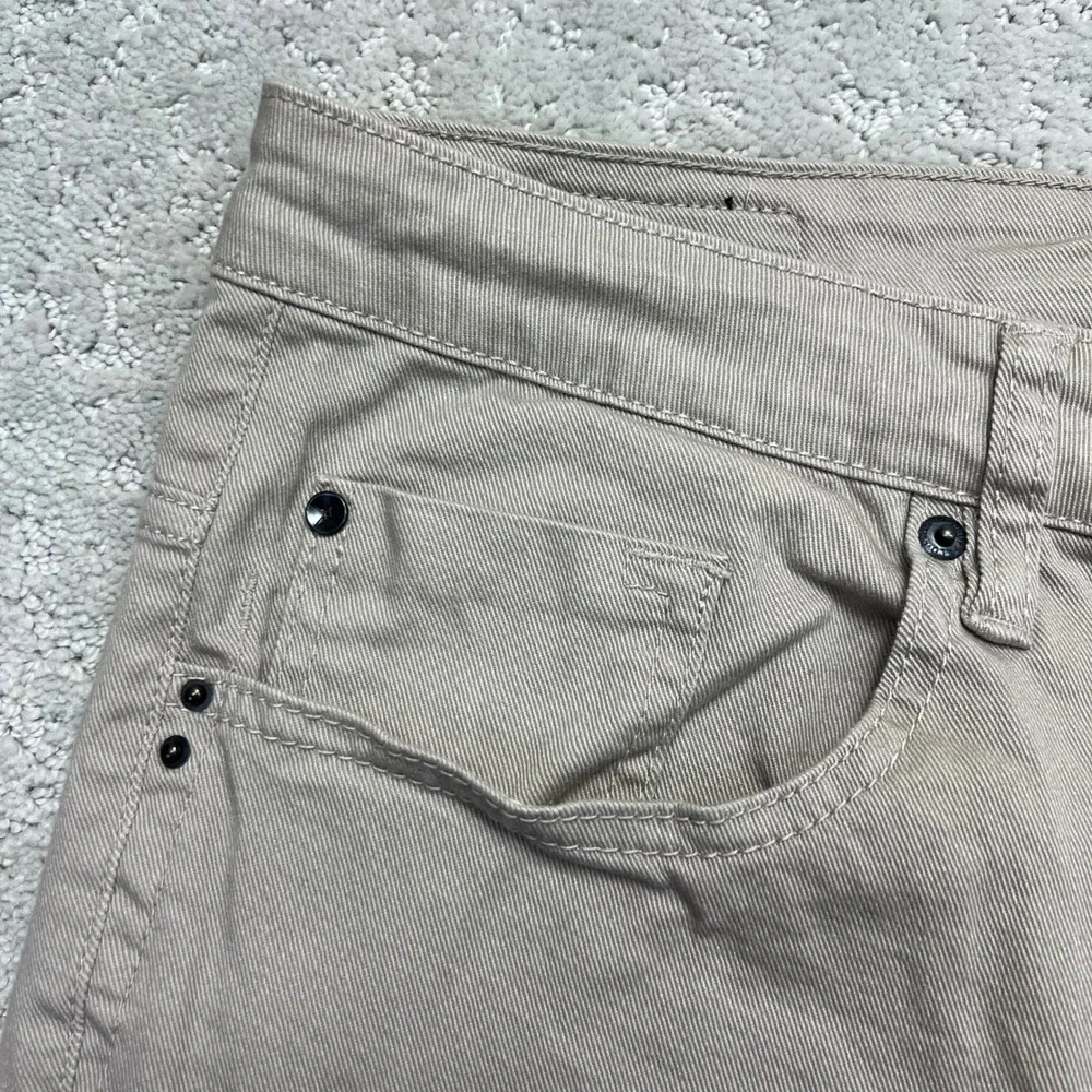 Buffalo David Bitton Jeans Mens 36x30 Sam-X Slim‎ Straight Stretch Khaki Beige